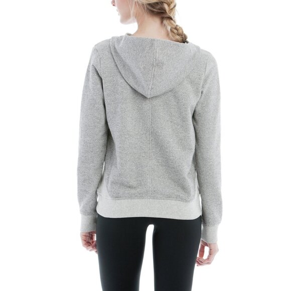 Lole Women's Brown Mock Neck Cropped Frances Pullover Hoodie Size L - Picture 2 of 8